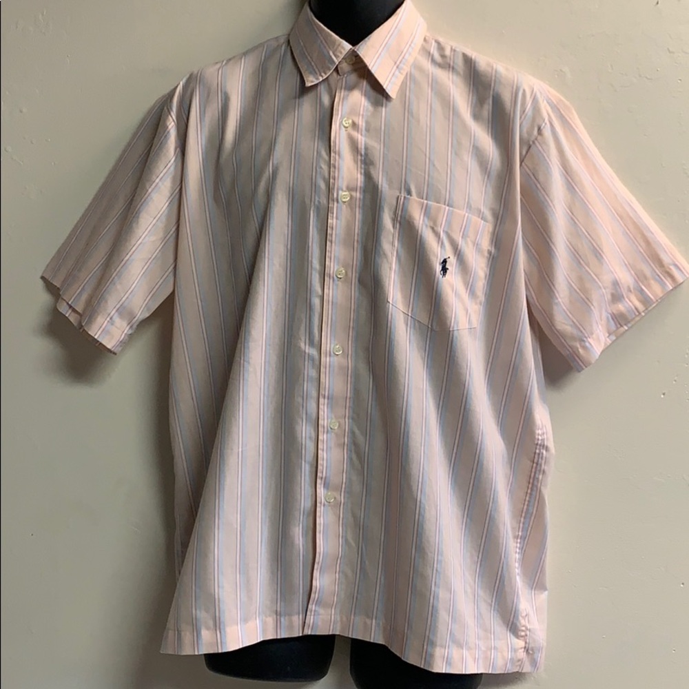 Ralph Lauren button up polo shirt size medium